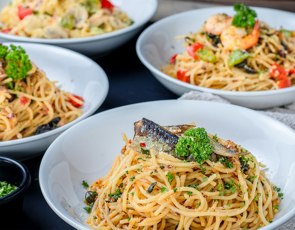 Pasta con Acciughe e Olio d'Oliva